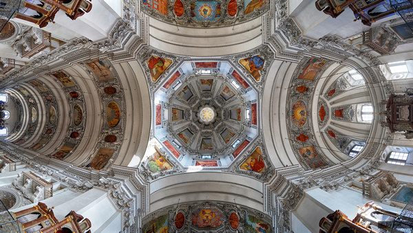 Decke Dom Salzburg Panorama